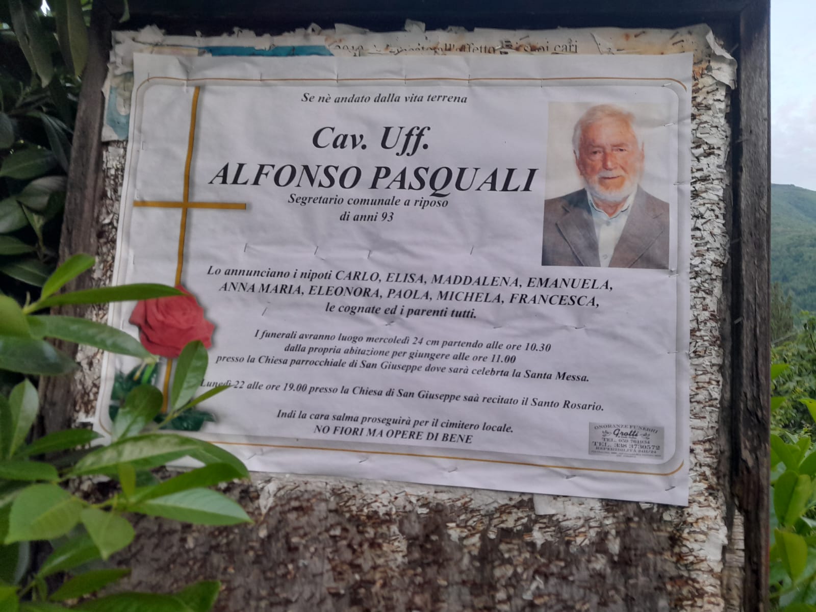 Onoranze funebri grotti di grotti andrea_ annuncio